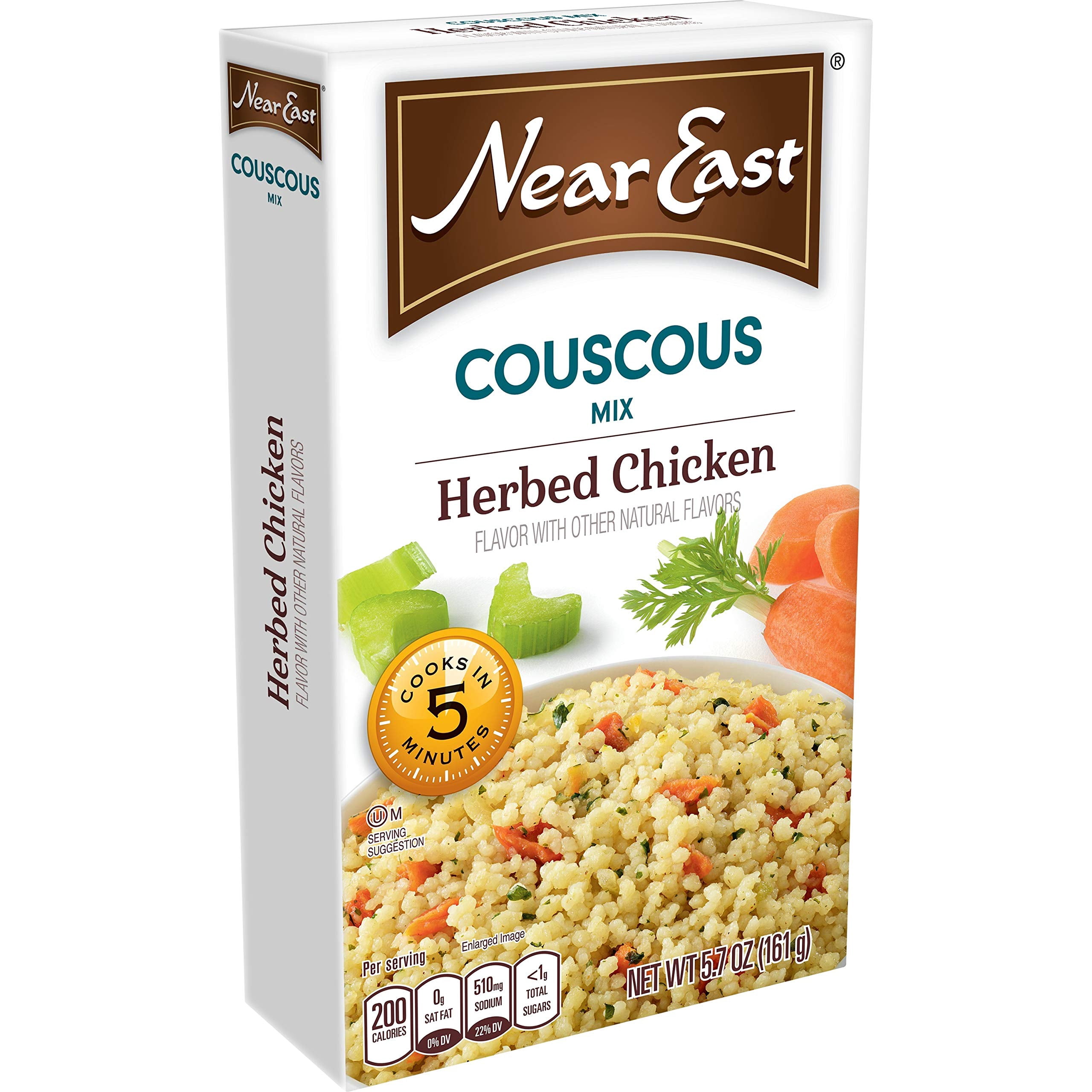 Near East Couscos Mix, Herbed Chicken (Pack of 12 Boxes)