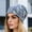 Gray01, variant on QSAWXQZ Women's Printed Head Wrap Turban Feather Print Soft Stretch Sleep Cap Outdoor Bandana Free Size