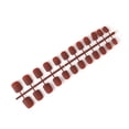 thumbnail image 3 of 24 piezas de uñas postizas de ataúd esmerilado Qarigey estilo francés acrílicas 6cafe, 3 of 5
