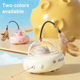 thumbnail image 4 of Electric Teasing Cats Toy Flying Interactively Cats Dog Toy Kittens Exercise Toy for Busy Cats Owners Pink, 4 of 4