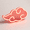 Red, variant on Ice Blue Cloud Neon Sign, 12x7in Dimmable LED Wall Light for Bedroom Game Room Decor