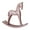Pink, variant on TISHITA Rocking Horse Statue Rocking Horse Figurine Creative Wedding Decor Wooden Table Decoration for Bar Lobby Living Room Desk Blue