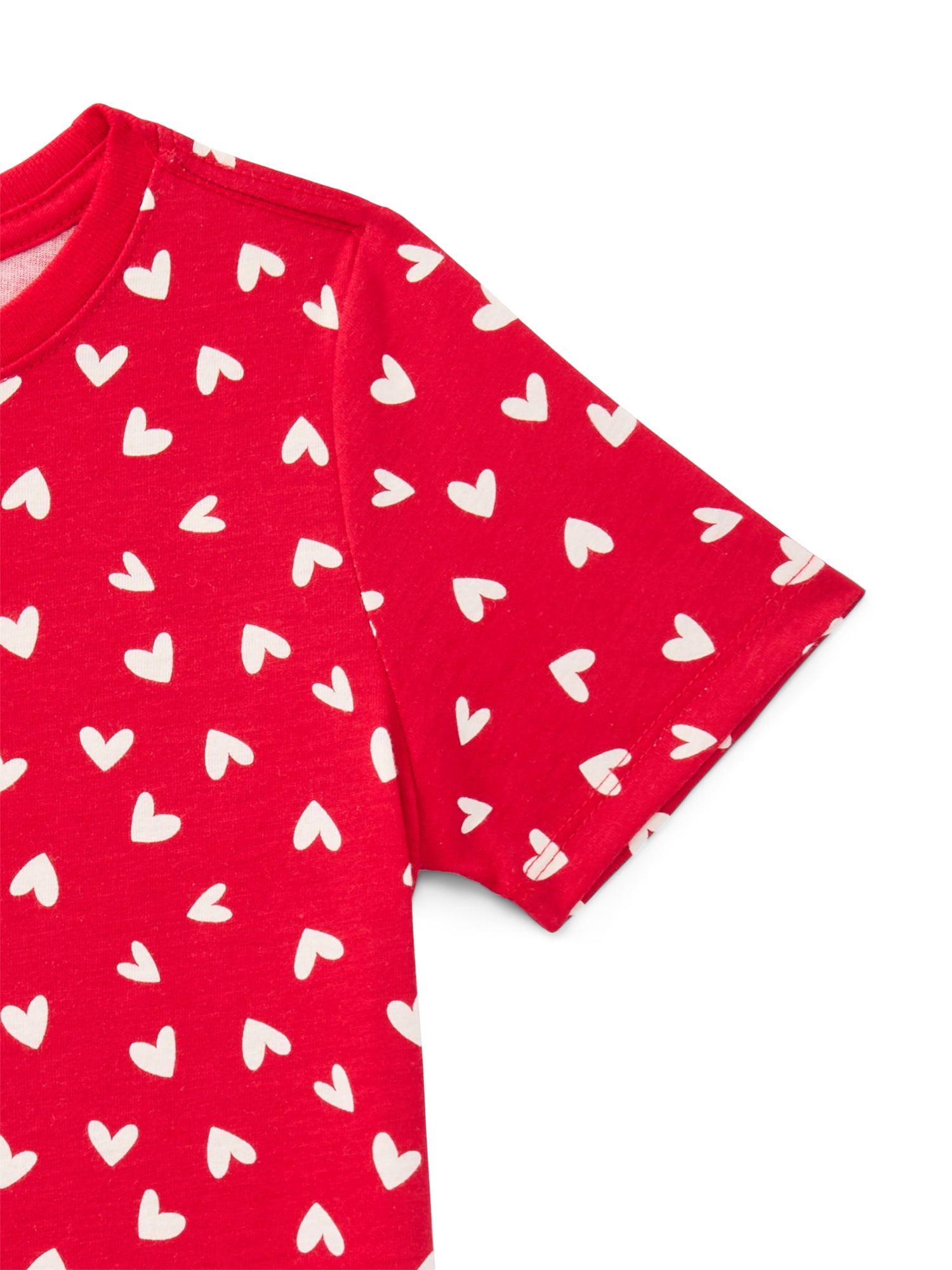 Valentine’s Day Toddler Boys or Girls Short Sleeve T-Shirt from Way to Celebrate, Sizes 12M-5T
