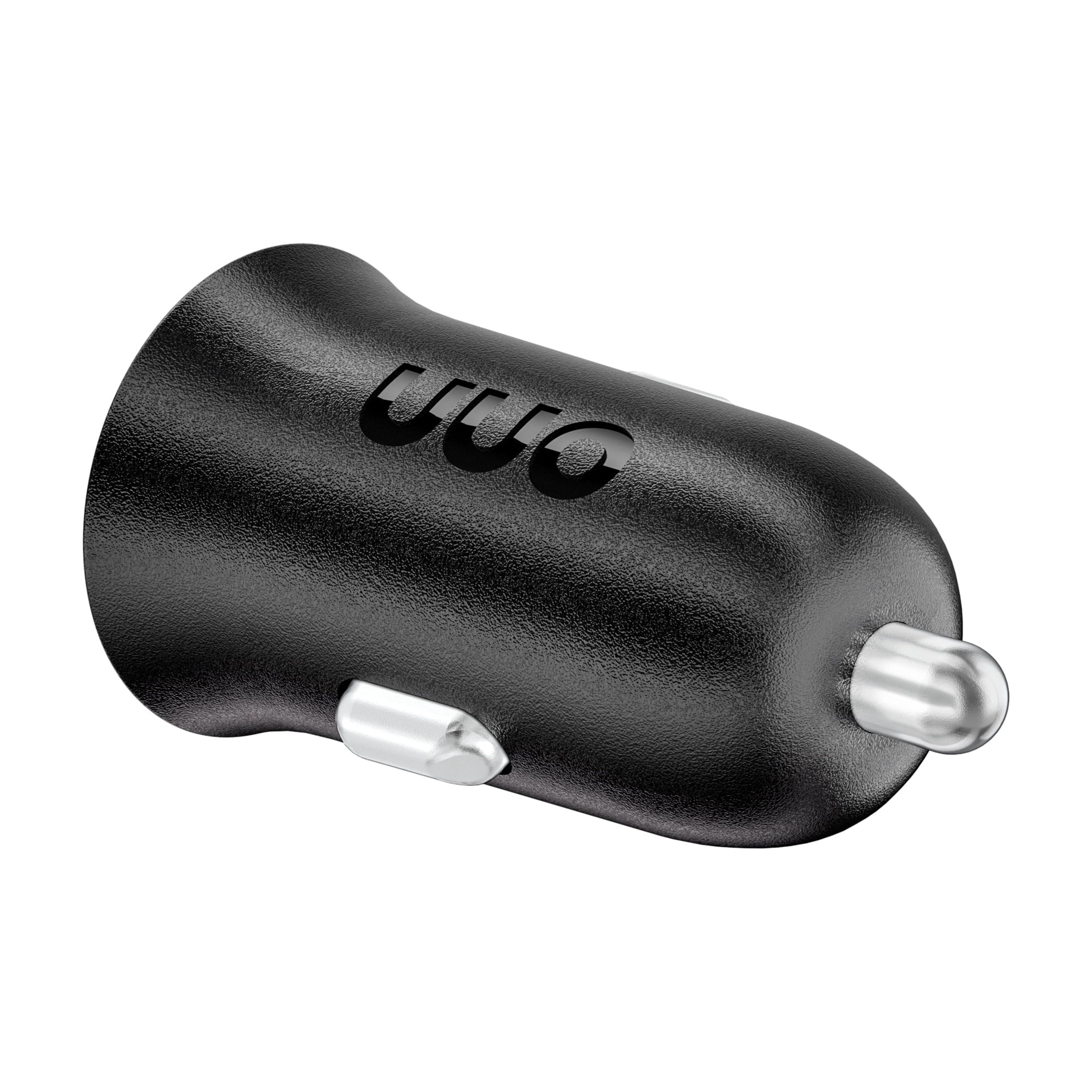 onn 12W USB-A Port Car Charger for Cigarette Lighter, Black