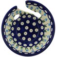 thumbnail image 2 of Polmedia Floral Peacock Polish Pottery Yarn Decorative Bowl, 2 of 6