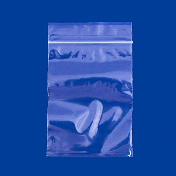 Clear Plastic Reclosable Zipper Bags 3x4 (Package of 100)