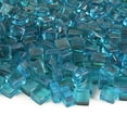 thumbnail image 3 of Teal Lagoon Fire Pit Glass Cubes | 1/2", 10 lbs, 3 of 5