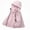 Pink, variant on Afuyipoi Girls Hooded Jacket Fleece Lined Waterproof Windbreaker Winter Warm Size 3-15 Pink Size 5T