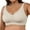 White, variant on Kureaily Women's Thin Vest Soft Support Large Chest Small Half Fixed Cup Breathable Bra Womens Push Up Bras
