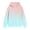 Pink-03, variant on Ugoldhm Girls Gradient Color Hoodie, Long Sleeve Loose Casual Pullover Hooded Sweatshirt for Kids