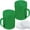 Forest Green, variant on Metal Salt Pepper Dredge Shakers - With Handle - Seasonings Spice Shakers With Holes and Lids - 10 Ounce, 2pcs