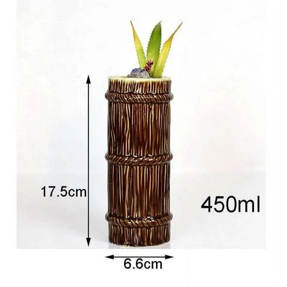 Hawaii Tiki Mugs Cocktail Cup Beer Beverage Mug Wine Mug Ceramic Easter Islander Tiki Mug