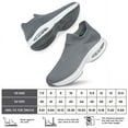 thumbnail image 2 of vibdiv Men's Sneakers Slip on Breathe Mesh Fitness Tennis Athletic Walking Shoes Dark Grey Size 13.5, 2 of 8