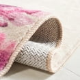 thumbnail image 6 of Safavieh Door And Kitchen Mat Emerson Floral Polyester Machine Washable Area Rug, Ivory/Pink, 3' x 5', 6 of 12