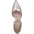 thumbnail image 4 of Naturalizer Women's Maddox Block Heel Ankle Strap Pump Patina Pewter Leather 6.5M, 4 of 5