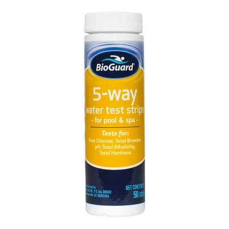 BioGuard 5-Way Water Test Strips For Pool & Spa (Best Way To Open A Pool)
