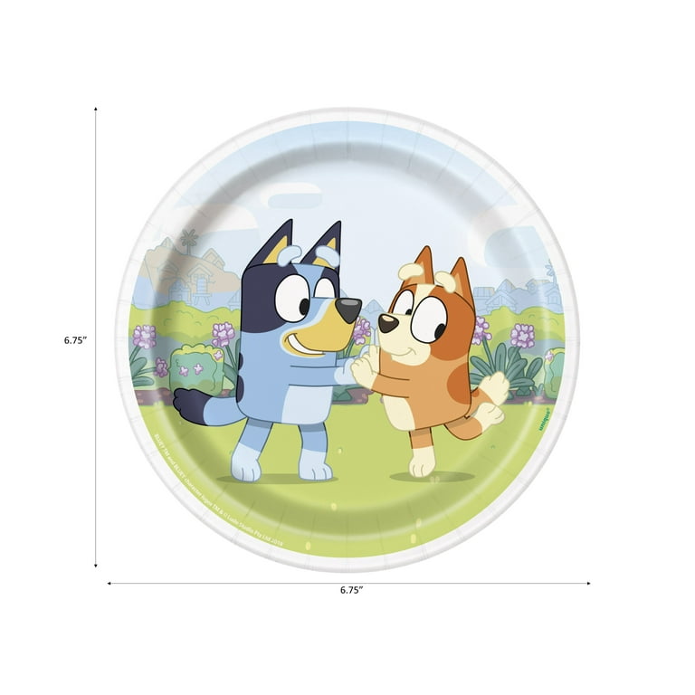 Bluey Birthday Party Supplies, Bluey Party Decorations, Bluey Party  Supplies, Bluey Birthday Decorations, Bluey Tablecover, Bluey Plates, Bluey Cups, Bluey Napkins - Serves 16 Guests
