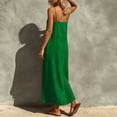 thumbnail image 5 of QUNYINEY Summer Womens Sun Dresses Long A Line Sleeveless Slip Dress Loose Fit Solid Square Neckline Vacation Beach Dresses, 5 of 5