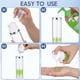 thumbnail image 5 of 2 botellas vacías rellenables con bomba de vacío sin aire para crema y loción, para viaje., 5 of 8