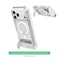 thumbnail image 2 of onn Rugged Phone Case with Kickstand for iPhone 18 Pro / 17 Pro, MagSafe Compatible - Clear, 2 of 7