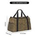 thumbnail image 3 of Disketp Leopard Print Bolsa de Viaje Tipo Duffle, Bolso de Mano para Fin de Semana para Mujer, Bolsa de Gimnasio Ligera para Hombre, Esencial para Viajes, 3 of 7