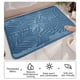 thumbnail image 5 of Felpudo Azul para Baño, Antideslizante, Absorbente de Agua, Diseño Contemporáneo, Suave y Duradero, Secado Rápido, Versátil, Ideal para Decorar El Hogar, 40 X 60 Cm, Ideal para Ducha., 5 of 6