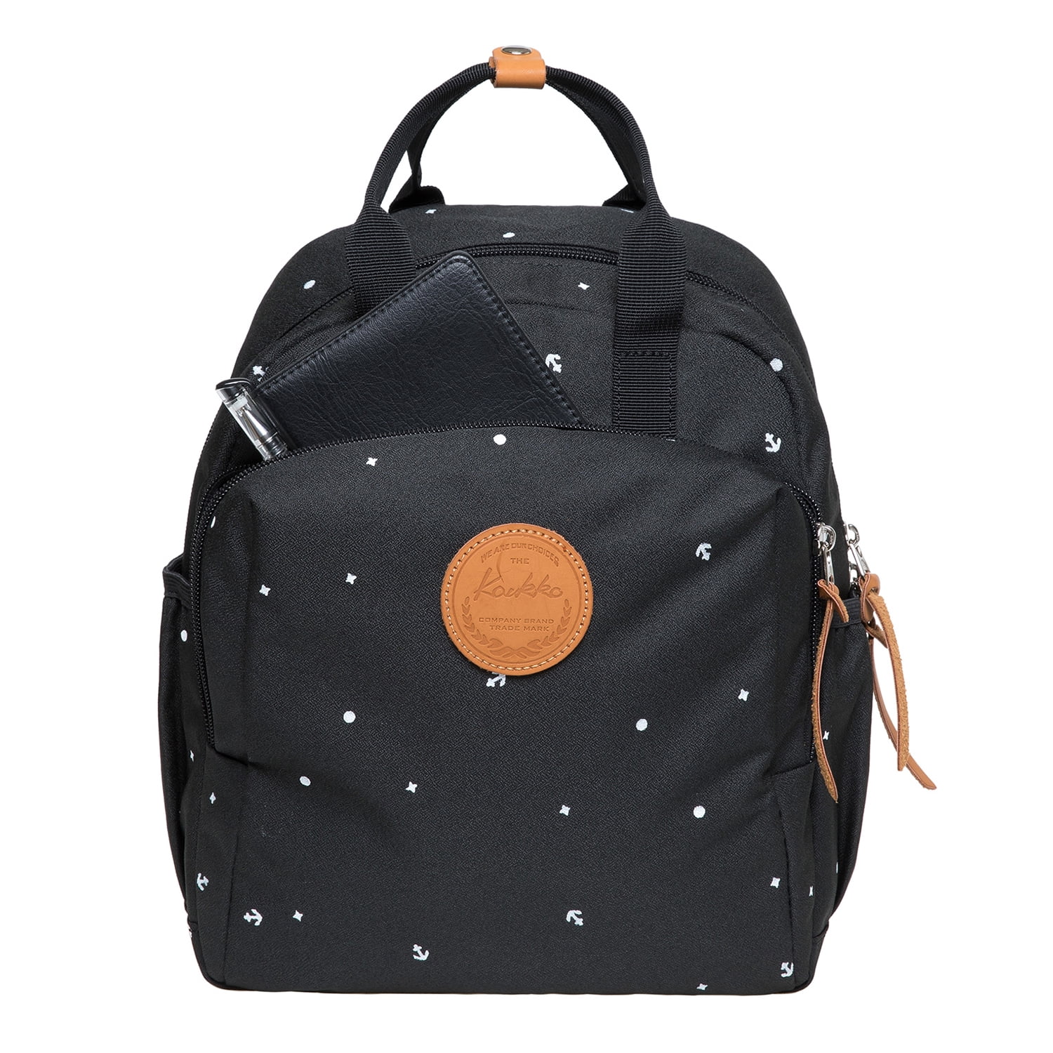 KAUKKO Lightweight Casual Daypack Backpack | 15L, Padded Laptop Compartment | Grey
