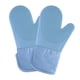 thumbnail image 1 of Un par de guantes para horno, guantes de silicona y algodón, guantes con aislamiento de panal., 1 of 5