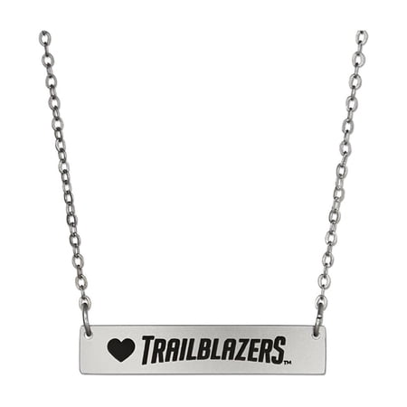 Fan Frenzy Gifts I Love Utah Tech Bar Necklace Trailblazers