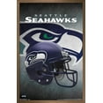 thumbnail image 1 of NFL Seattle Seahawks - Helmet 16 Wall Poster, 14.725" x 22.375" Framed, 1 of 4
