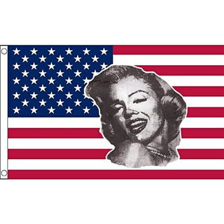 USA Marilyn Monroe Flag 3' x 5' - United States - American Flags 90 x ...