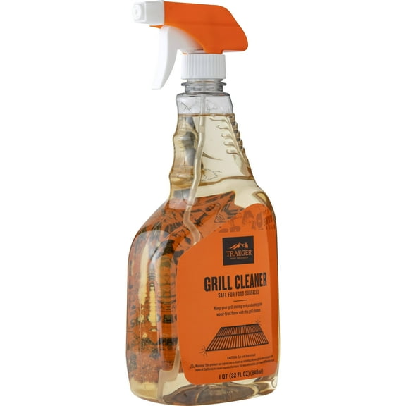 Traeger Pellet Grills Grill Cleaner Spray Bottle, Grease Cutter, Keep Grill Shiny, No Harmful Chemicals - 950 ml