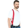 thumbnail image 4 of CTM  Elastic Side Plastic Clip TSA Compliant Airport Suspenders (Men), 4 of 5