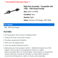 thumbnail image 2 of Right Axle Assembly - Compatible with 1988 - 1989 Honda Prelude, 2 of 2