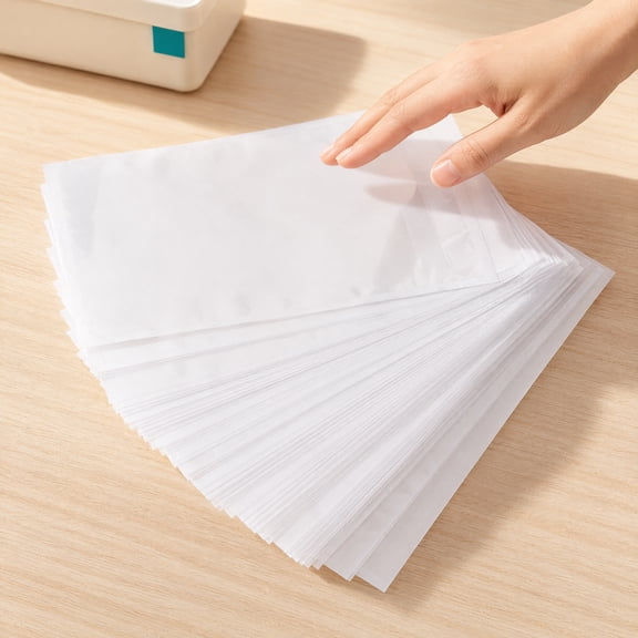 Nicehomfit Shipping Label Sleeves White Pe Adhesive for Small Business Use