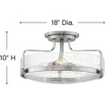 thumbnail image 2 of Hinkley Harper 3641BN-CS 3-Light 14.5" Brushed Nickel Semi-Flush Ceiling Light, 2 of 2