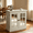 White, variant on SSideboard Buffet Cabinet with 2 Acrylic Mirrored Doors and Adjustable Shelf, Modern Storage Cabinet with Metal Handles for Dining Room Living Room Kitchen, Black
