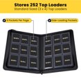 thumbnail image 2 of Binderz archivador de 9 bolsillos para top loaders, capacidad para 252 cartas, 2 of 6