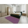 thumbnail image 4 of Ahgly Company Indoor Square Patterned Orchid Purple Area Rugs, 4' Square, 4 of 6