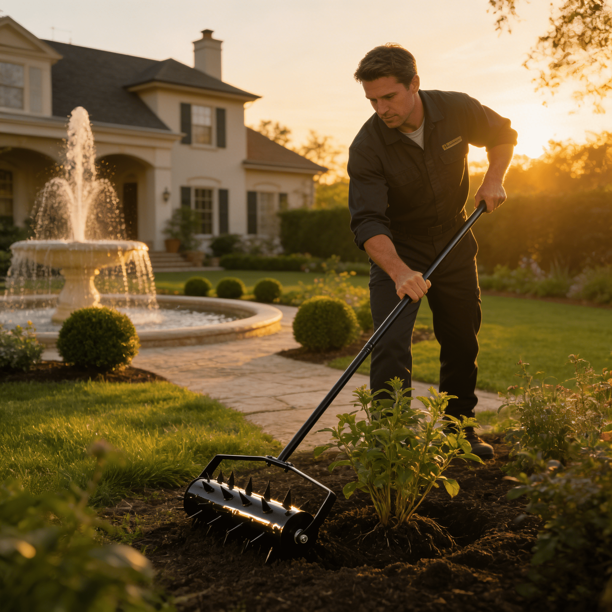 Lawn Aerator Shoes, Lawn aerators, gardens, yards, loose soil in farmland,Gardening Lawn Aerator Tool, Upgraded Heavy Duty Aerator Lawn Soil Penetrator Spikes, for Garden Grass Patio Yard.