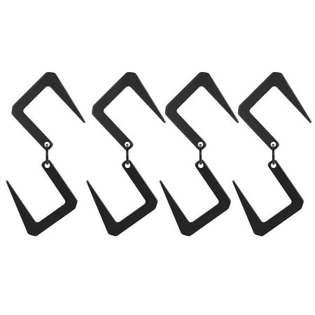 

4 Pcs Outdoor Camping Two Way Storage Hook Stainless Steel Hanger Hook