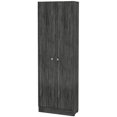 thumbnail image 1 of RST Brands Armoire de Rangement pour Garde-Manger en Bois de Lindon - Chêne Fumé, 1 of 6