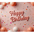 thumbnail image 3 of Pink Background Happy Birthday Banner with Balloons and Confetti Party Decorations Photography Props for Birthday Party Celebrations Event Decor Backdrop, 3 of 7