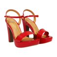 thumbnail image 2 of VIZZANO 6292200 Zapatilla de charol tacón alto dama rojo 26.5, 2 of 5