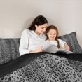 thumbnail image 5 of Manfei Aesthetic Gray Full Size Comforter Sets, Cheetah Leopard Print Bedding Comforter Set, Safari Wildlife Bedding Sets, Ultra Soft Bedroom Decor Reversible 3pcs, 5 of 8