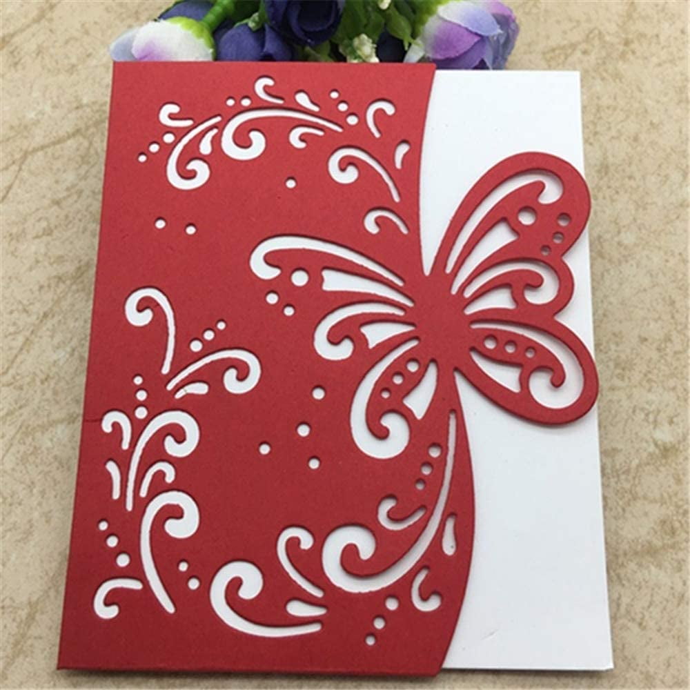 JNCH 14 pcs Butterfly Flower Cutting Dies for Card Making Metal Embossing Cutting Dies Stencils DIY for Scrapbook Album Cards
