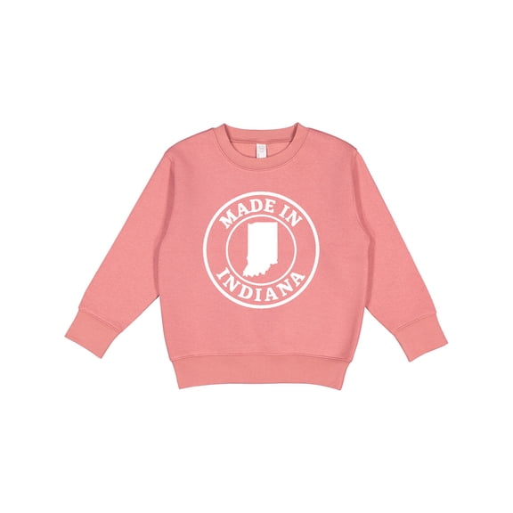 Inktastic Made in Indiana White Toddler Sweatshirt