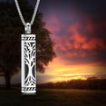 thumbnail image 5 of Tree of Life Urn Necklace for Ashes Cylinder Bar Necklace for Ashes for Women Men Keepsake for Ashes Memory Cremation Jewelry, 5 of 9