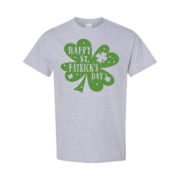 Inktastic Happy St. Patrick's Day Shamrock in Green T-Shirt