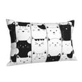 thumbnail image 2 of Vsdgher Doodle Cute Cat Print Pillow Cases -Iconic Collection Pillowcases -Extra Soft, Not easy to deform,not pilling Export quality, 2 of 8